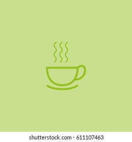 hot drink, steam, icon