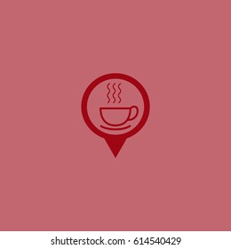 hot drink, steam, icon