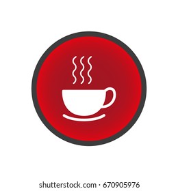 hot drink, steam, icon