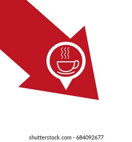 hot drink, steam, icon