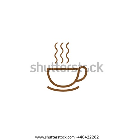 hot drink, steam, icon