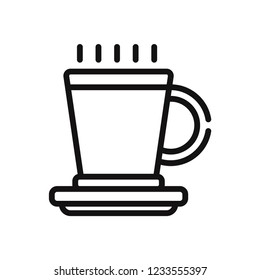 Hot drink vector icon