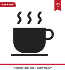 Hot drink vector icon