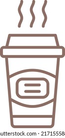 Hot Drink vector icon. Can be used for printing, mobile and web applications.