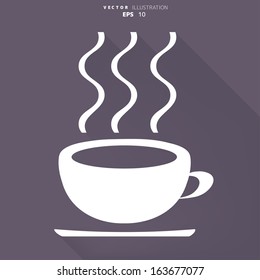 Hot drink web icon