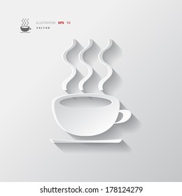 Hot drink web icon