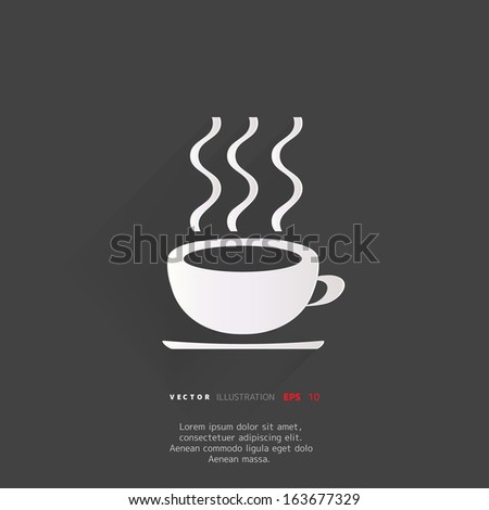 Hot drink web icon