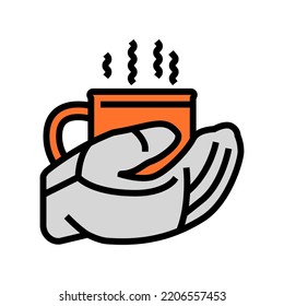 hot drink winter color icon vector. hot drink winter sign. isolated symbol illustration