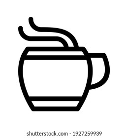 hot drinks icon or logo isolated sign symbol vector illustration - high quality black style vector icons
