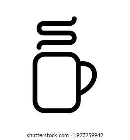 hot drinks icon or logo isolated sign symbol vector illustration - high quality black style vector icons
