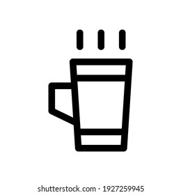 hot drinks icon or logo isolated sign symbol vector illustration - high quality black style vector icons

