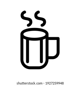 hot drinks icon or logo isolated sign symbol vector illustration - high quality black style vector icons
