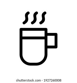 hot drinks icon or logo isolated sign symbol vector illustration - high quality black style vector icons
