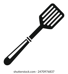 Hot element spatula icon simple vector. Cooking tool. New modern accessory