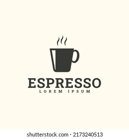  Design-Vorlage für Espresso-Logos 