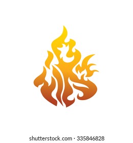hot fire burn