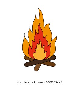 Hot Fire Flame Stock Vector (Royalty Free) 660070777 | Shutterstock