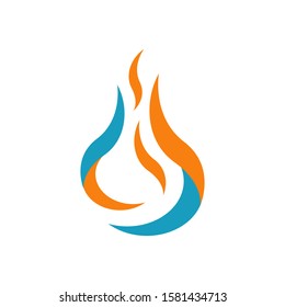 Hot Fire Flames Logo Vector Icons Stock Vector (Royalty Free ...