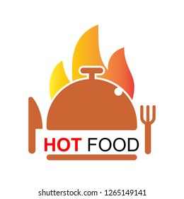 HOT FIRE FOOD LOGO