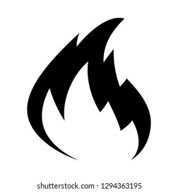 Hot Flame Fireball vector cartoon