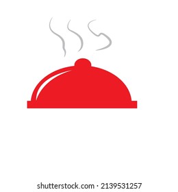 
Hot food flat or minimalist logo