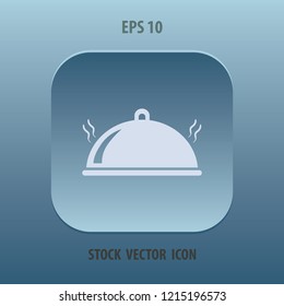 Hot food vector icon