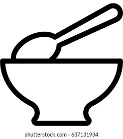Hot Food Vector Icon