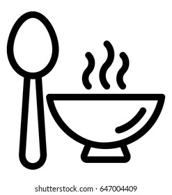 Hot Food Vector Icon