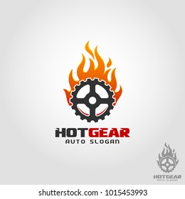 Hot Gear - Auto Fire Logo 