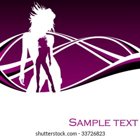 Hot girl background
