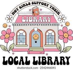 Hot Girls Support Their Local Library