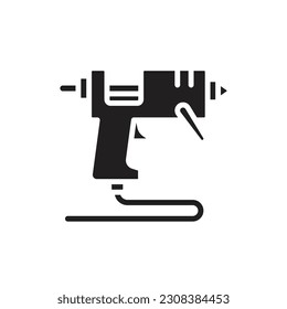 Hot Glue Filled Icon Vector Illustration