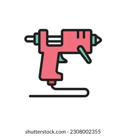 Hot Glue Icon Vector Illustration