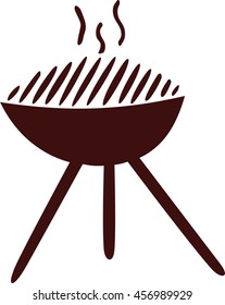 Hot grill icon