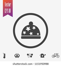 hot hat Icon vector