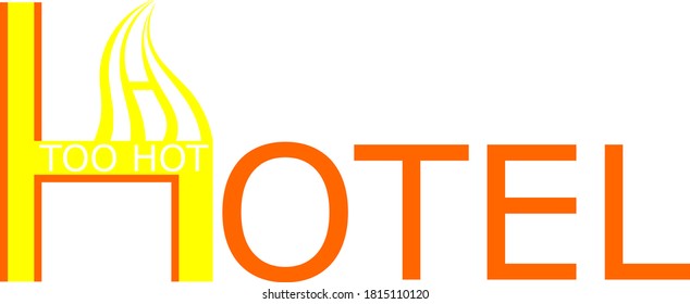 TOO HOT HOTEL LOGO DESIGN