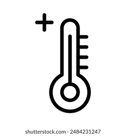 Hot Icon design in filled and outlined style