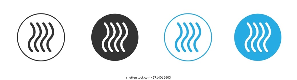 Hot icon. Graphic icon design template
