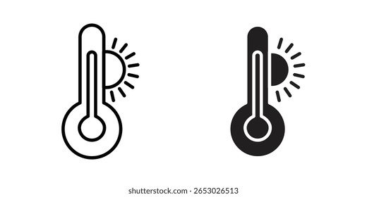 Hot icon Logo Design Vector Template Illustration