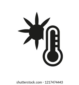 Hot icon. Trendy Hot logo concept on white background from Weather collection. Suitable for use on web apps, mobile apps and print media.