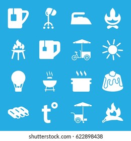 Hot Icons Set Set 16 Hot Stock Vector (Royalty Free) 622898438 ...