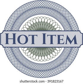 Hot Item abstract linear rosette