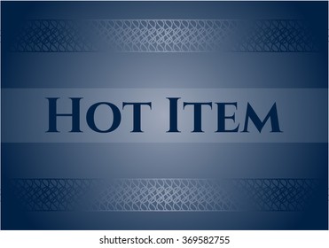 Hot Item banner or poster
