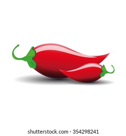 Hot jalapeno or chili vector