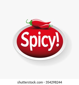 Hot jalapeno or chili vector