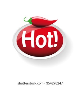 Hot jalapeno or chili vector