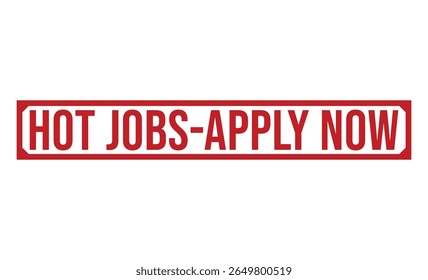HOT JOBS-APPLY NOW carimbo no fundo branco. HOT JOBS-APPLY NOW Selo.
