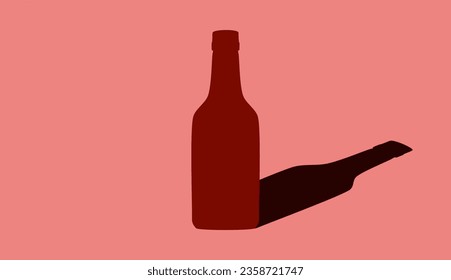 hot ketchup Bottle silhouette, high quality vector