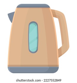 Hot kettle icon cartoon vector. Electric pot. Hot pot