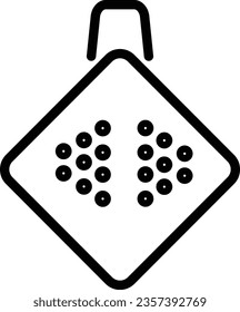 Hot Kitchen Mat Outline Icon